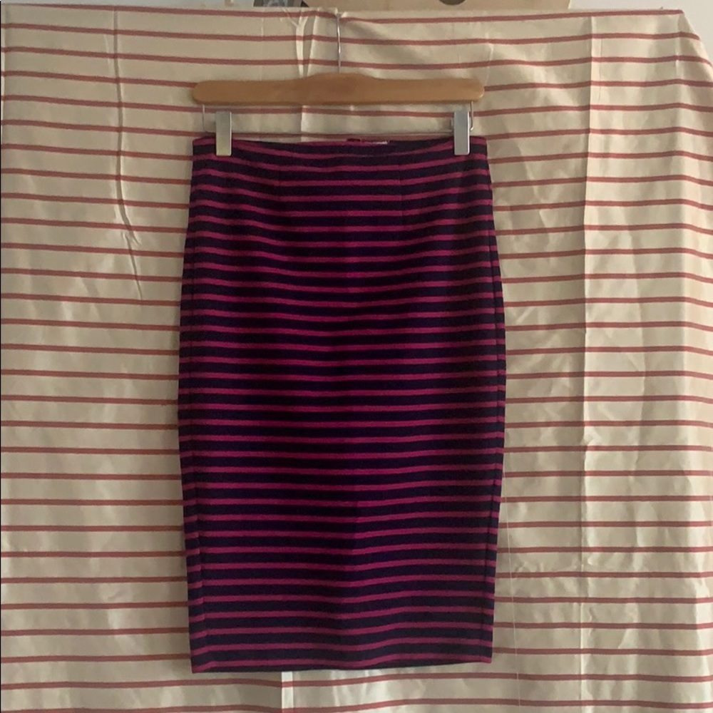 Striped skirt